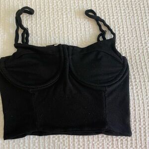 Blue Life, little crop top. Size XS